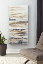 Bay Furniture Gallery - Ashley Furniture - Joely Wall Decor - Wall Art / Blue/Tan - A8000277